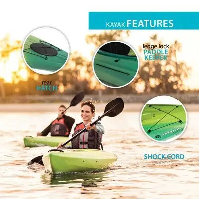 Lifetime Emotion Tide 103 Sit-Inside Kayak - 10'3" with Paddle Included