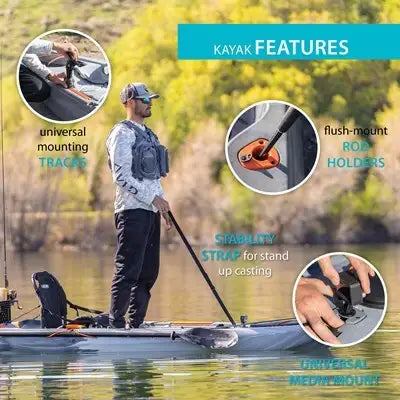 Lifetime Yukon Angler 116 Fishing Kayak - 11'6" Angler Kayak