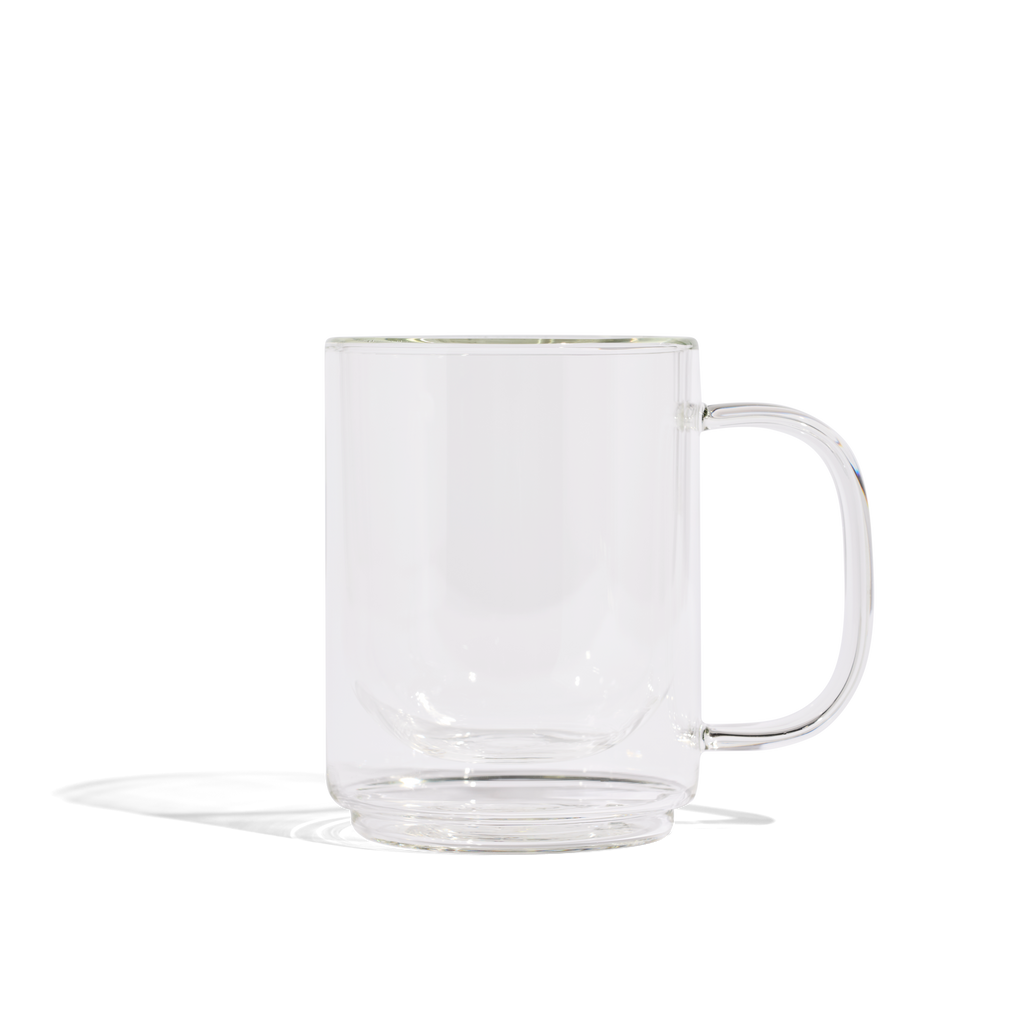 Cove 12oz Glass Mug - Set of 2 - Clear - We The Collective