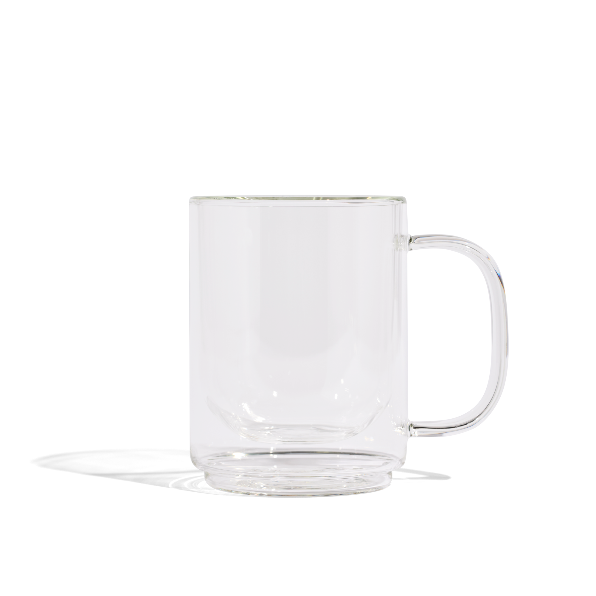 Cove 12oz Glass Mug - Set of 2 - Clear - We The Collective