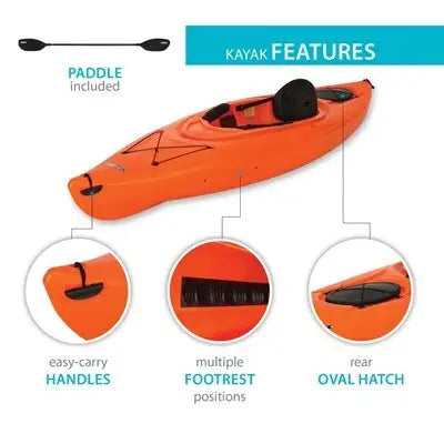 Lifetime Lancer 100 Sit-In Kayak - 10' with Paddle Included