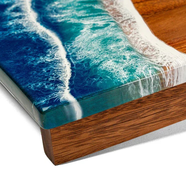 Elakai 1ft x 2ft Resin & Wood Travel Cornhole Set - Beach Wave Collection - We The Collective