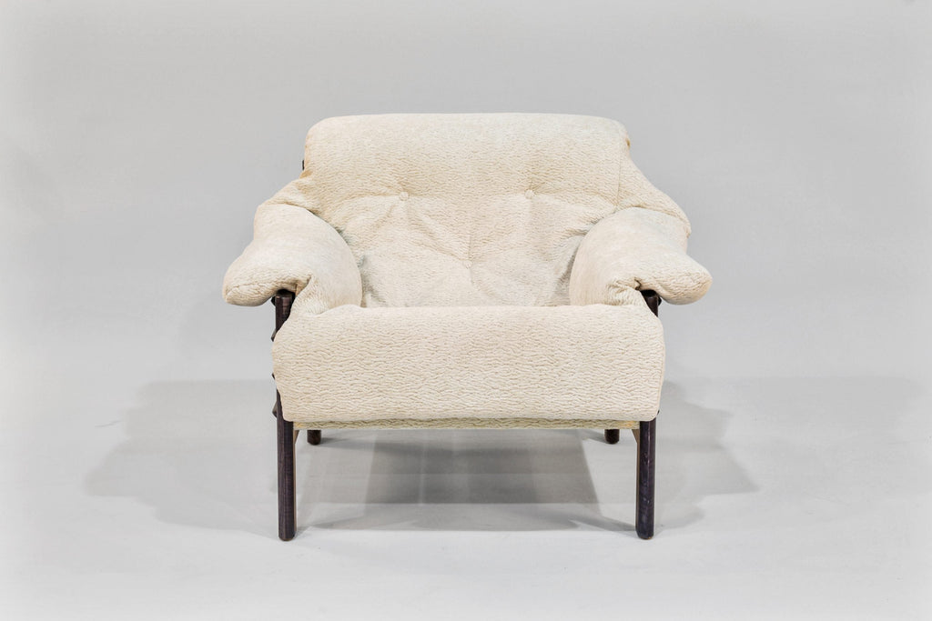 Taye Chair & Ottoman Set | Tiger Maple Arms in Black - We The Collective