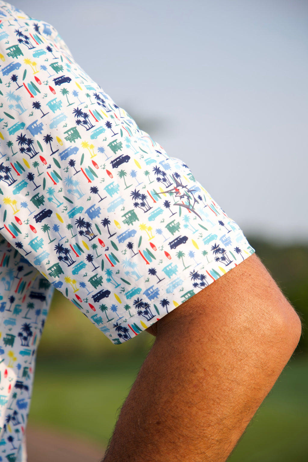 Surfs Up Polo - Multi-Color Icon Performance Polo