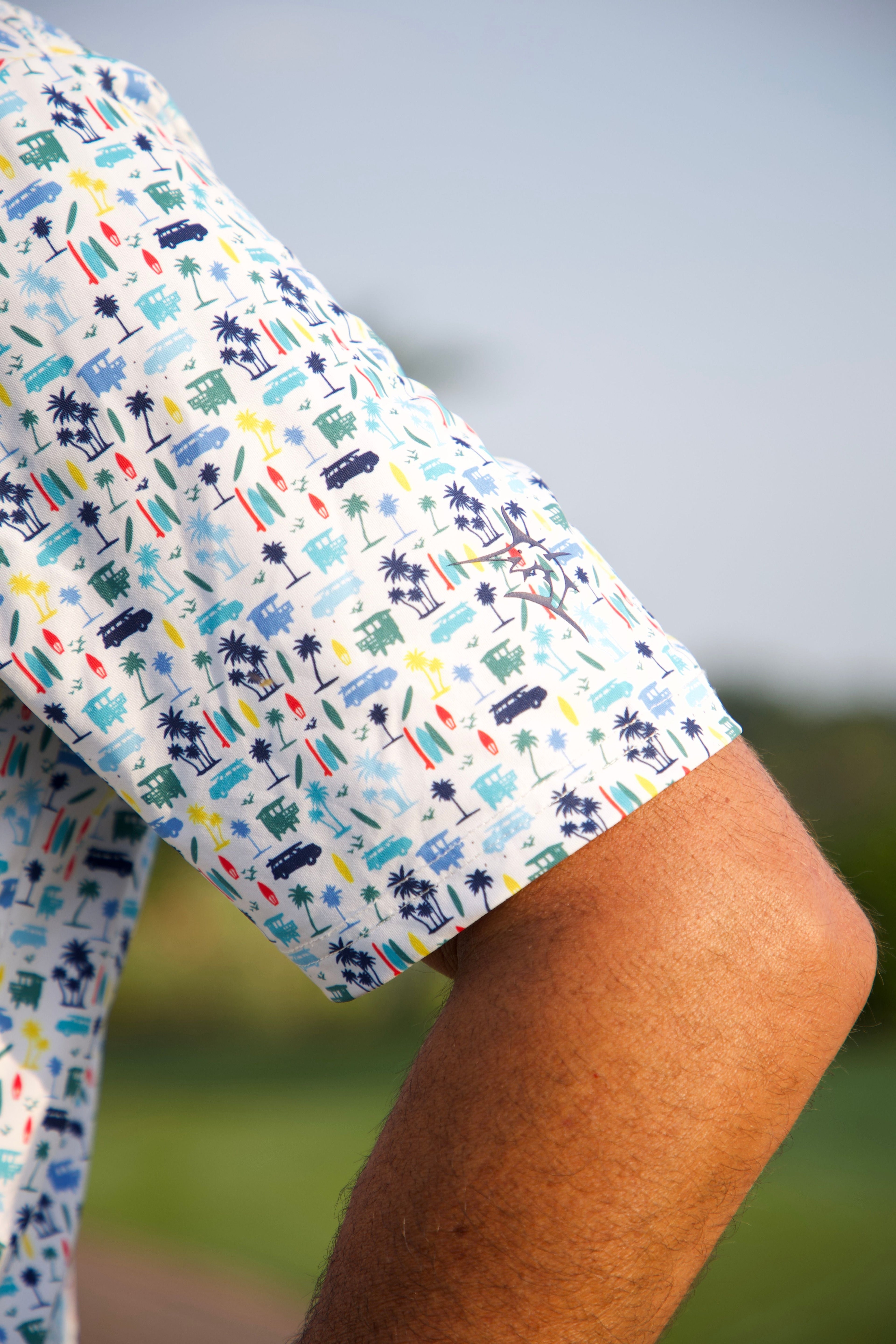 Surfs Up Polo - Multi-Color Icon Performance Polo