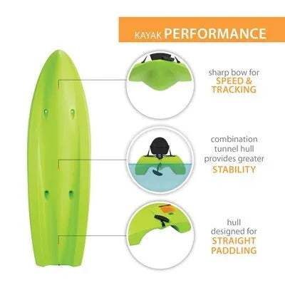 Lifetime Hydros 85 Sit-On-Top Kayak - 8'6" Recreational Kayak