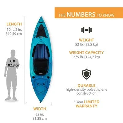 Lifetime Tundra 102 Sit-Inside Kayak