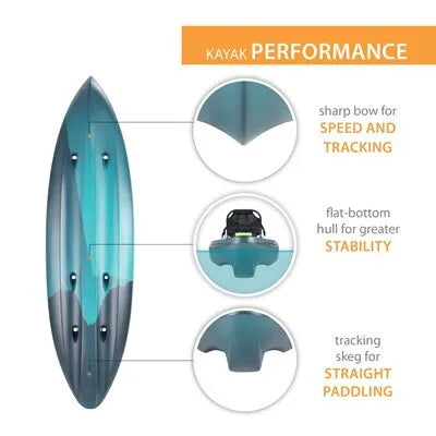 Lifetime Tahoma Pro 103 Sit-On-Top Kayak (Paddle Included)