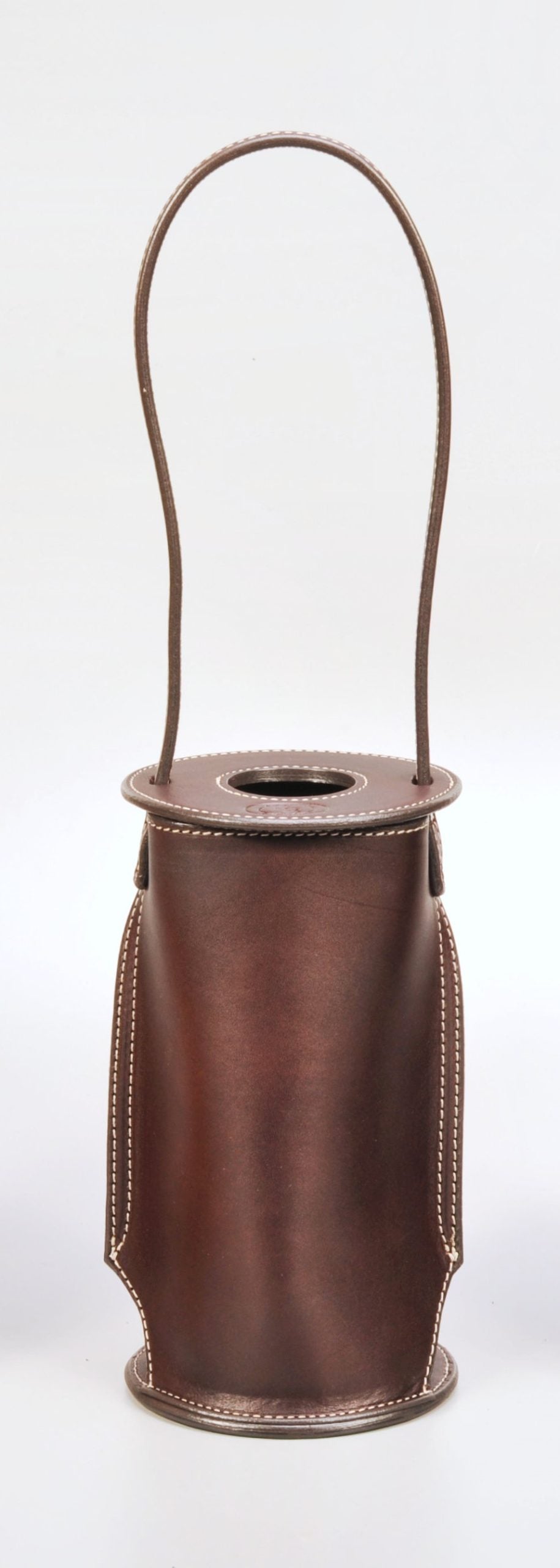 Handcrafted Leather Wine Totes by Enrico Bartolini - We The Collective