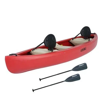 Lifetime Kodiak 130 Canoe - 13' Tandem Canoe with Paddles Included