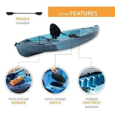 Lifetime Tamarack 100 Sit-On-Top Kayak (Paddle Included)