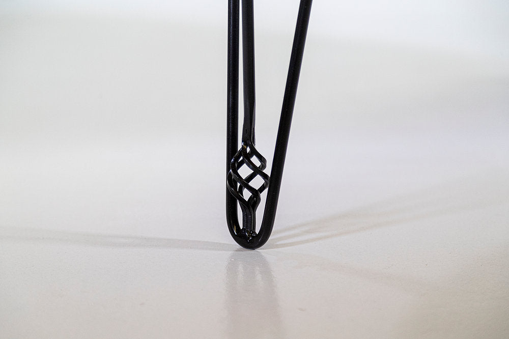 Wavy Kidney Table with EB Hairpin Legs