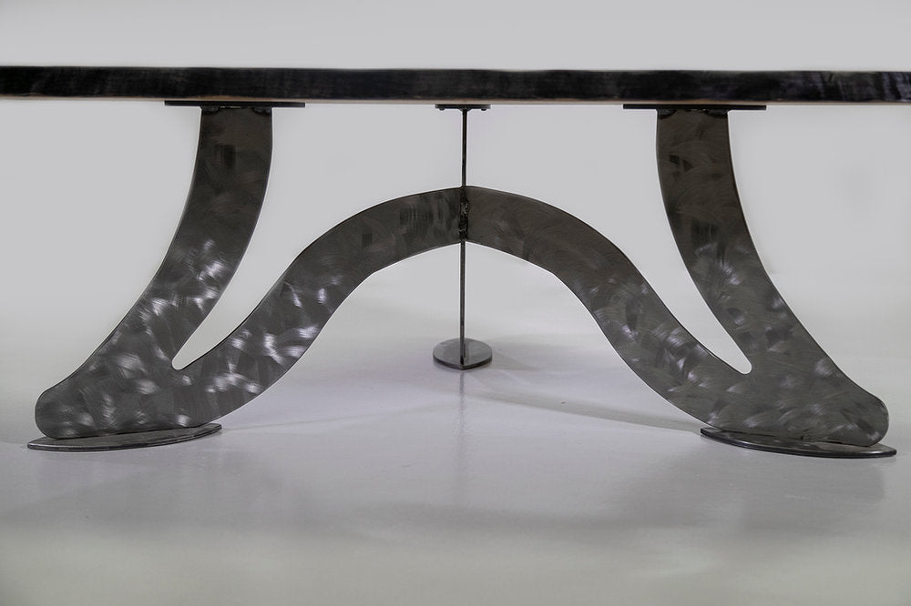 Wavy Tiger Maple Racetrack with Scalene Base - We The Collective