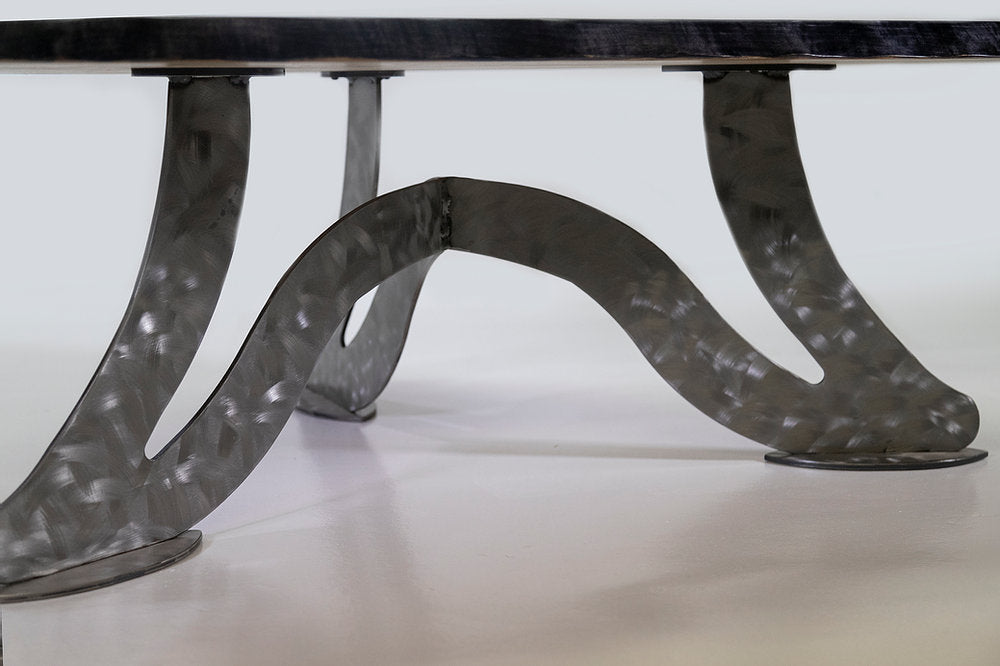 Wavy Tiger Maple Racetrack with Scalene Base - We The Collective