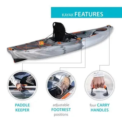 Lifetime Yukon Angler 116 Fishing Kayak - 11'6" Angler Kayak