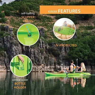 Lifetime Hydros 85 Sit-On-Top Kayak - 8'6" Recreational Kayak