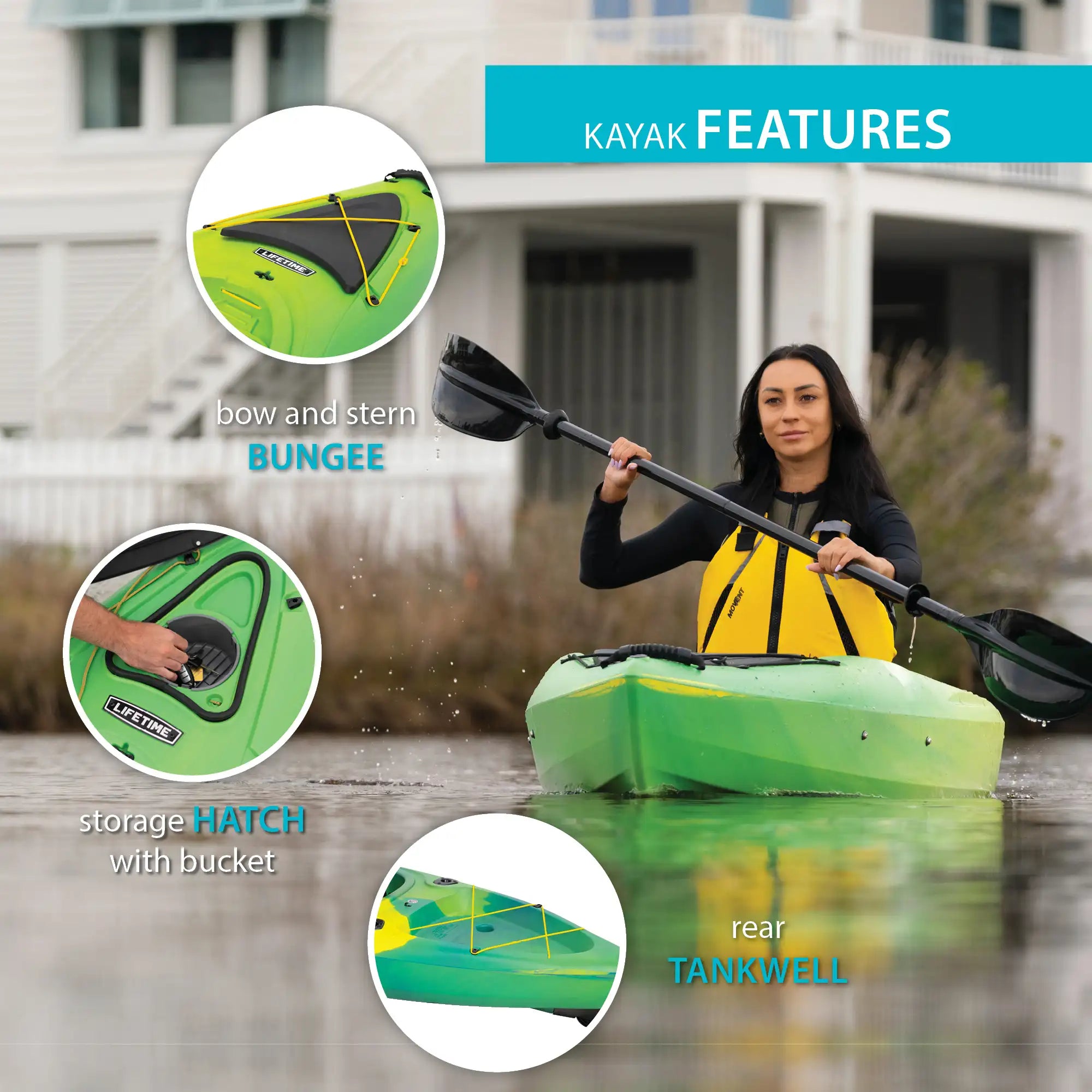 Lifetime Tundra 100 Sit-Inside Kayak