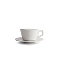 12oz Large Latte Cup & Saucer - White - We The Collective
