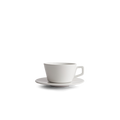 8oz Small Latte Cup & Saucer - White - We The Collective