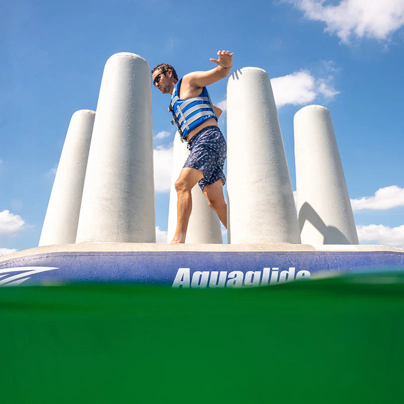 Aquaglide Barricade 10 Inflatable Water Park - 10' Obstacle Course Module