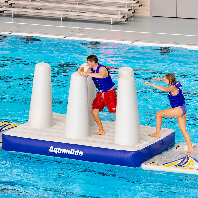 Aquaglide Barricade 10 Inflatable Water Park - 10' Obstacle Course Module