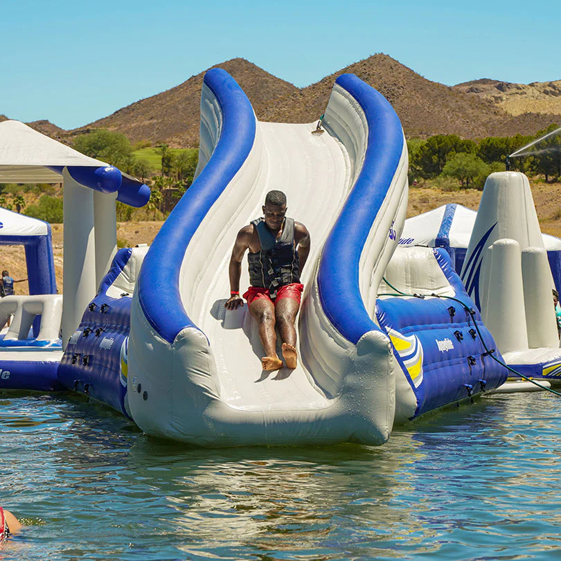 Aquaglide Loki Corner Inflatable Water Slide - Premium Corner Slide Module