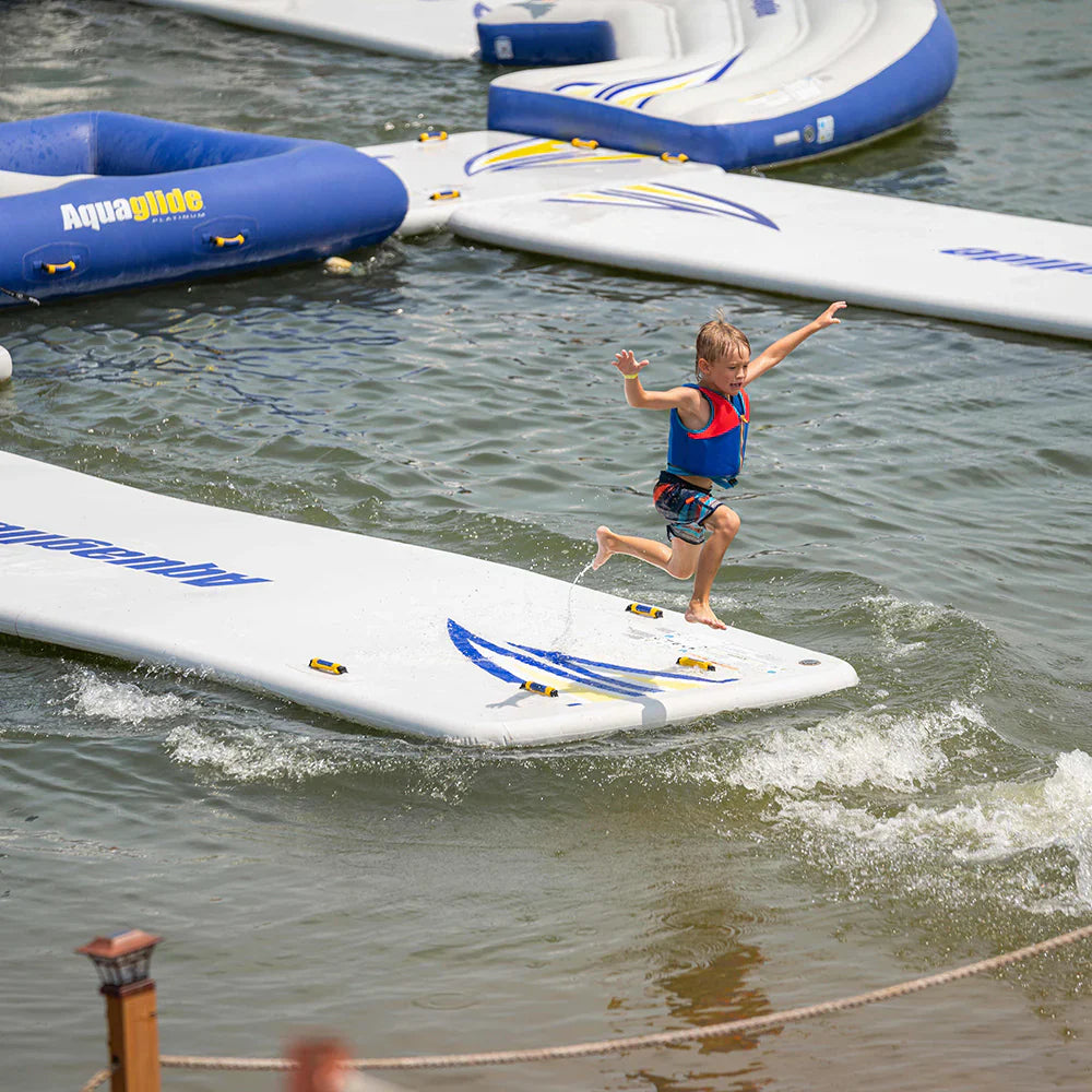 Aquaglide Speedway 20 Inflatable Water Park - 20' Racing Track & Runway