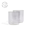 Cove 10oz Glass Tumbler - Set of 2 - Clear - We The Collective