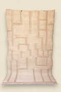 Ayla Berber Moroccan Rug - Handwoven Cream Wool Area Rug