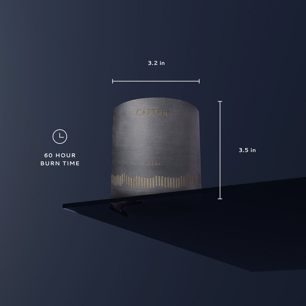 Nidra Sleep Candle | Jasmine Essential Oil for Restorative Rest - We The Collective