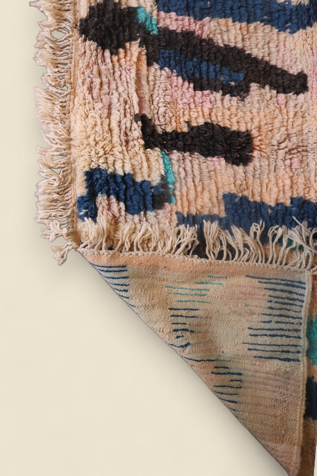 Hafna Berber Moroccan Rug - Abstract Wool Art