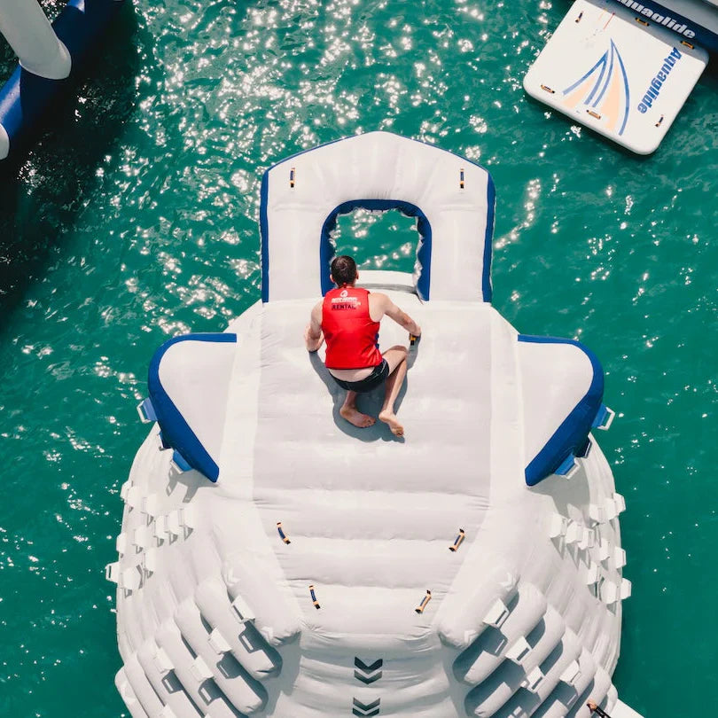 Aquaglide Anvil Inflatable Water Park - Heavy-Duty Obstacle Platform