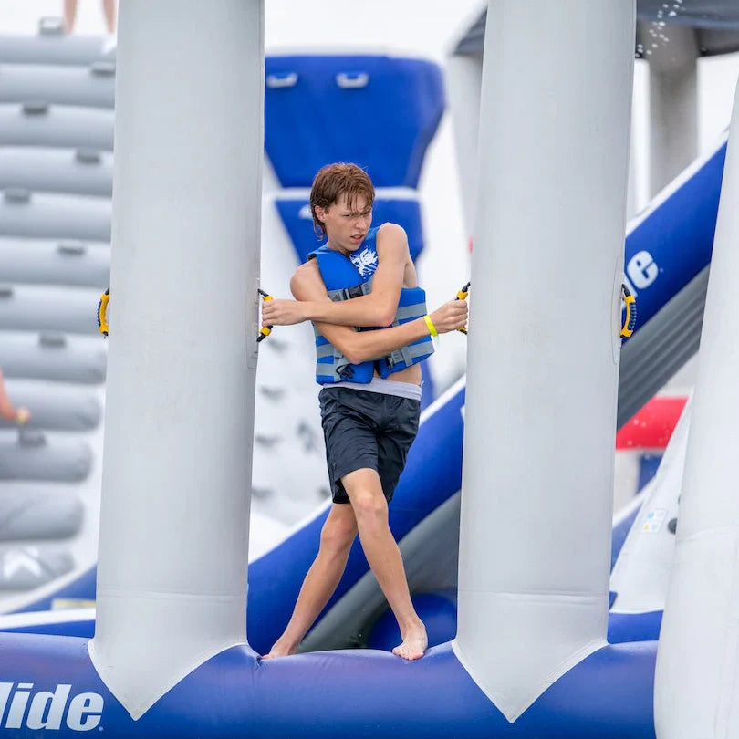 Aquaglide Neptune Inflatable Water Park - Multi-Feature Water Playground