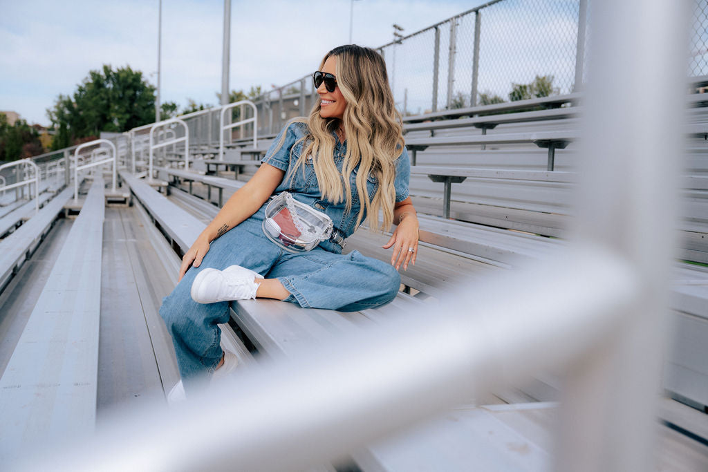 Clear Belt Bag - Transparent Fanny Pack Stadium Approved