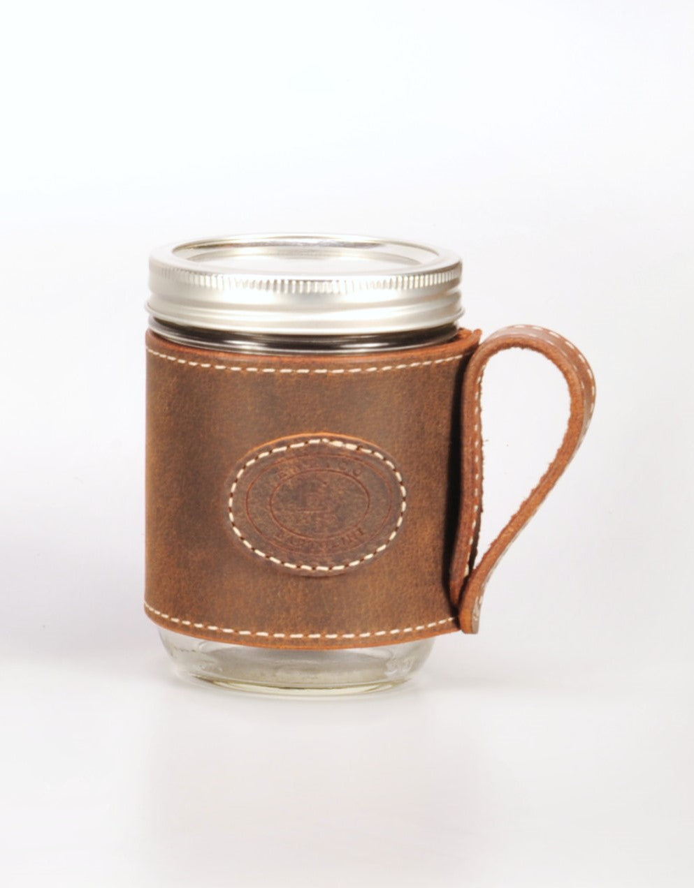 Enrico Bartolini Leather Mason Jars - We The Collective
