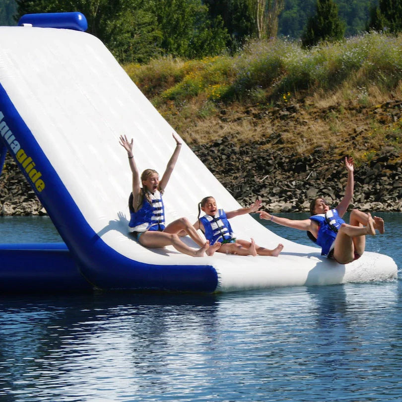 Aquaglide Freefall Extreme Inflatable Water Park - Extreme Water Slide Tower