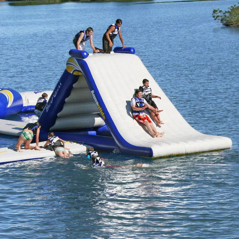 Aquaglide Freefall Extreme Inflatable Water Park - Extreme Water Slide Tower