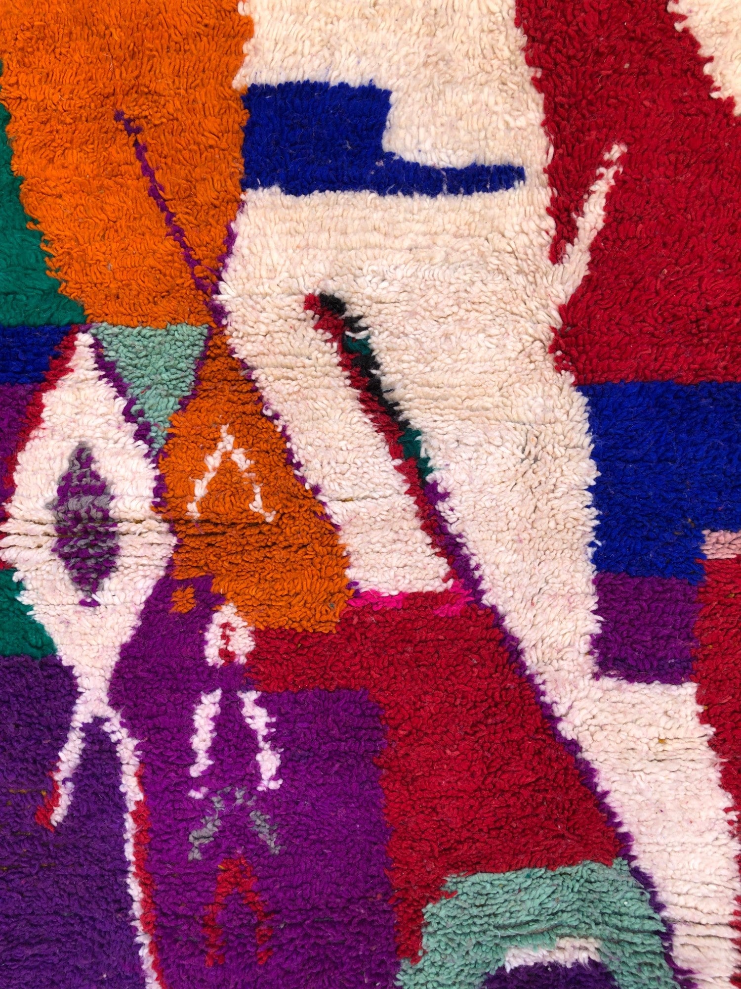 Asalas Colorful Berber Moroccan Rug - Berber Rug