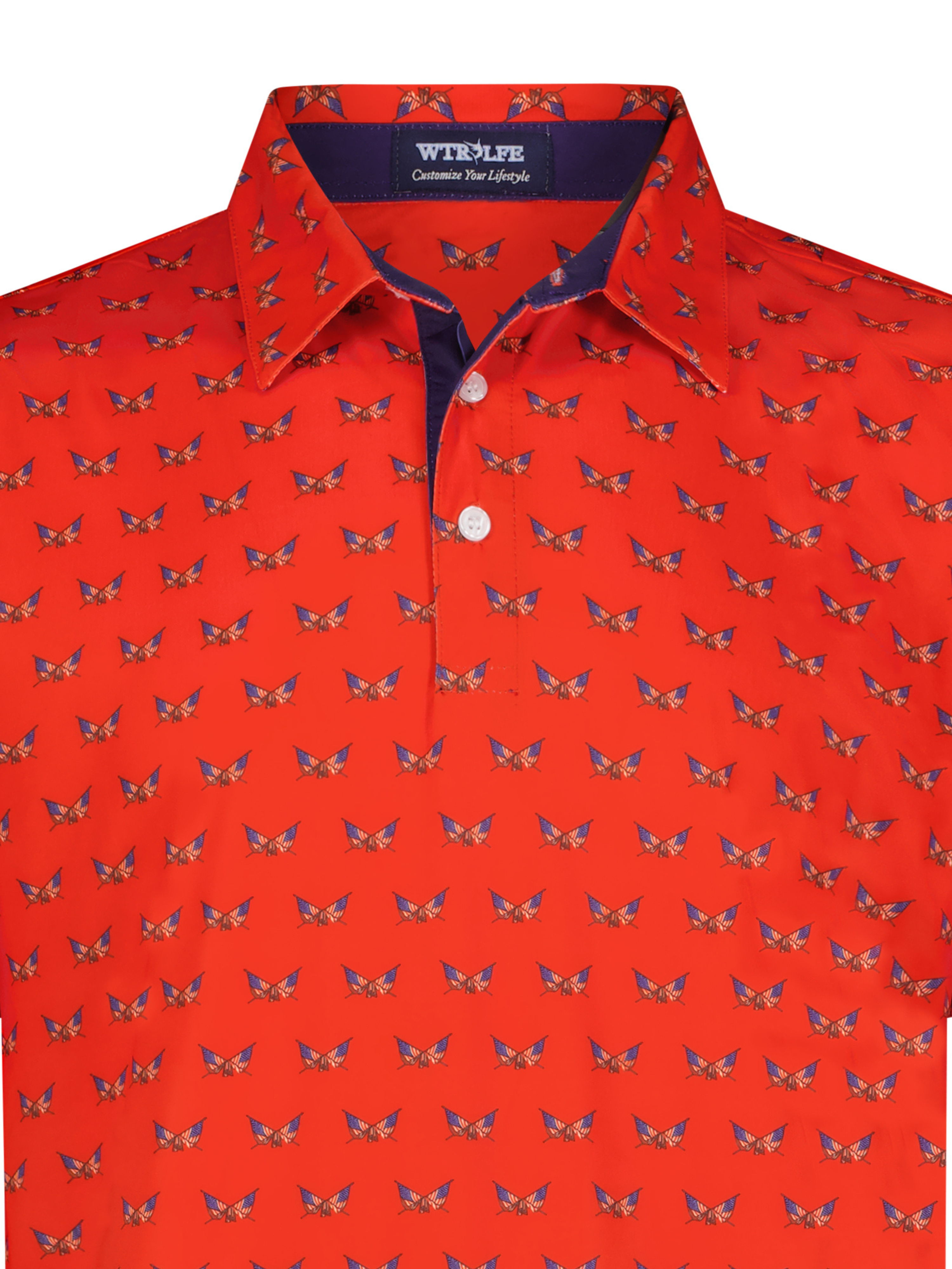 Independence Polo - American Flag Performance Polo