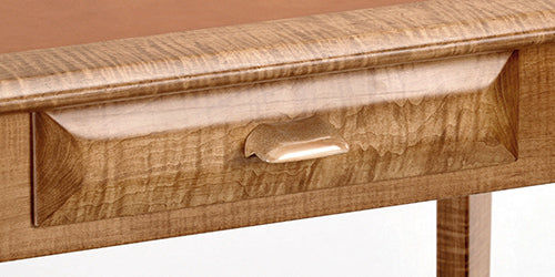 Leather Top Writing Desk - We The Collective