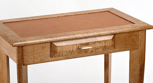 Leather Top Writing Desk - We The Collective