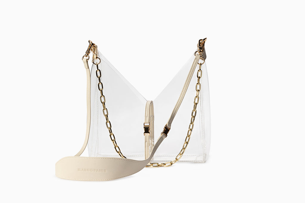 Clear Cut-Out Crossbody Bag - Stadium Compliant