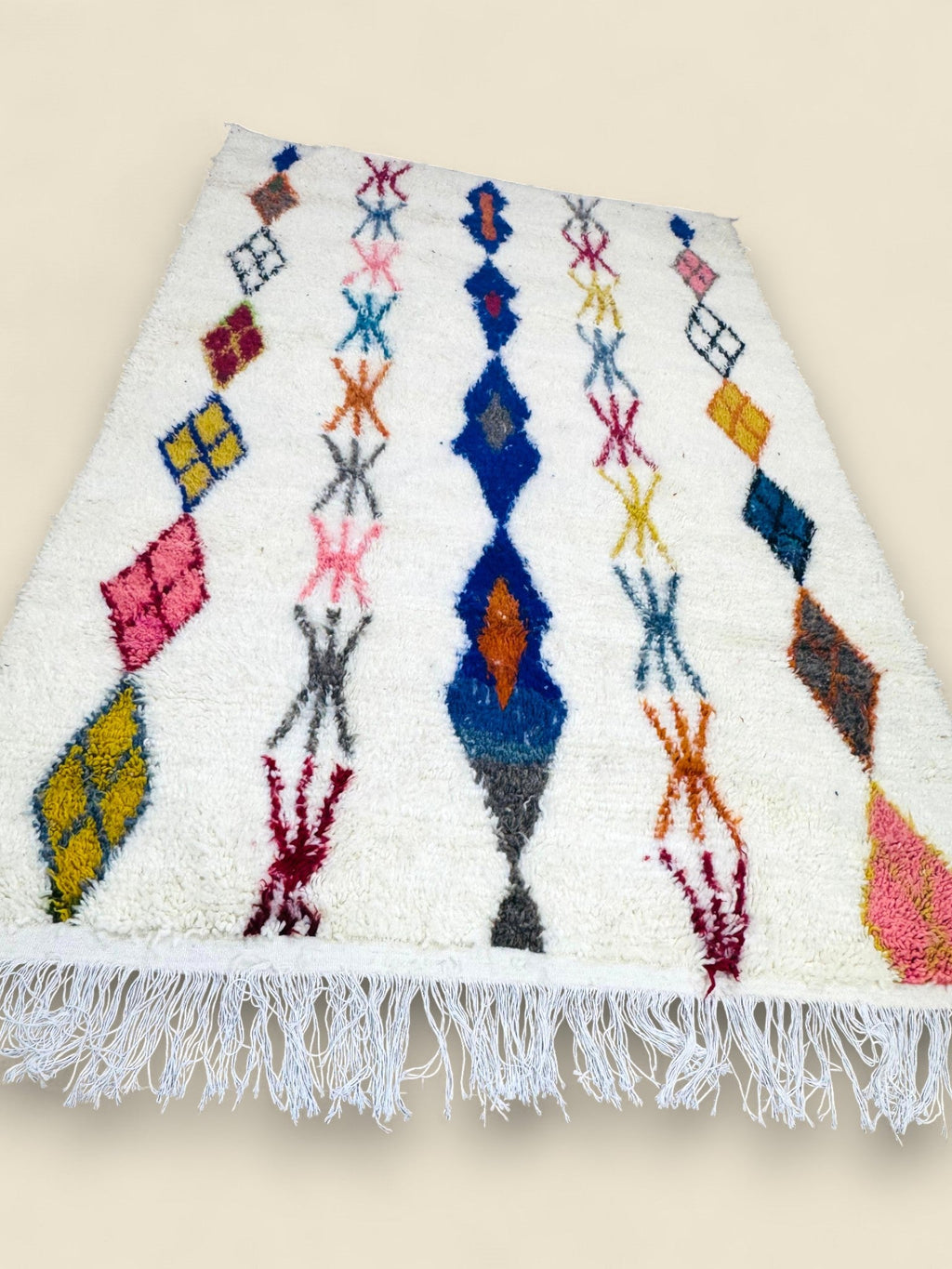 Handwoven Massinissa Berber Carpet - Moroccan Wool Area Rug