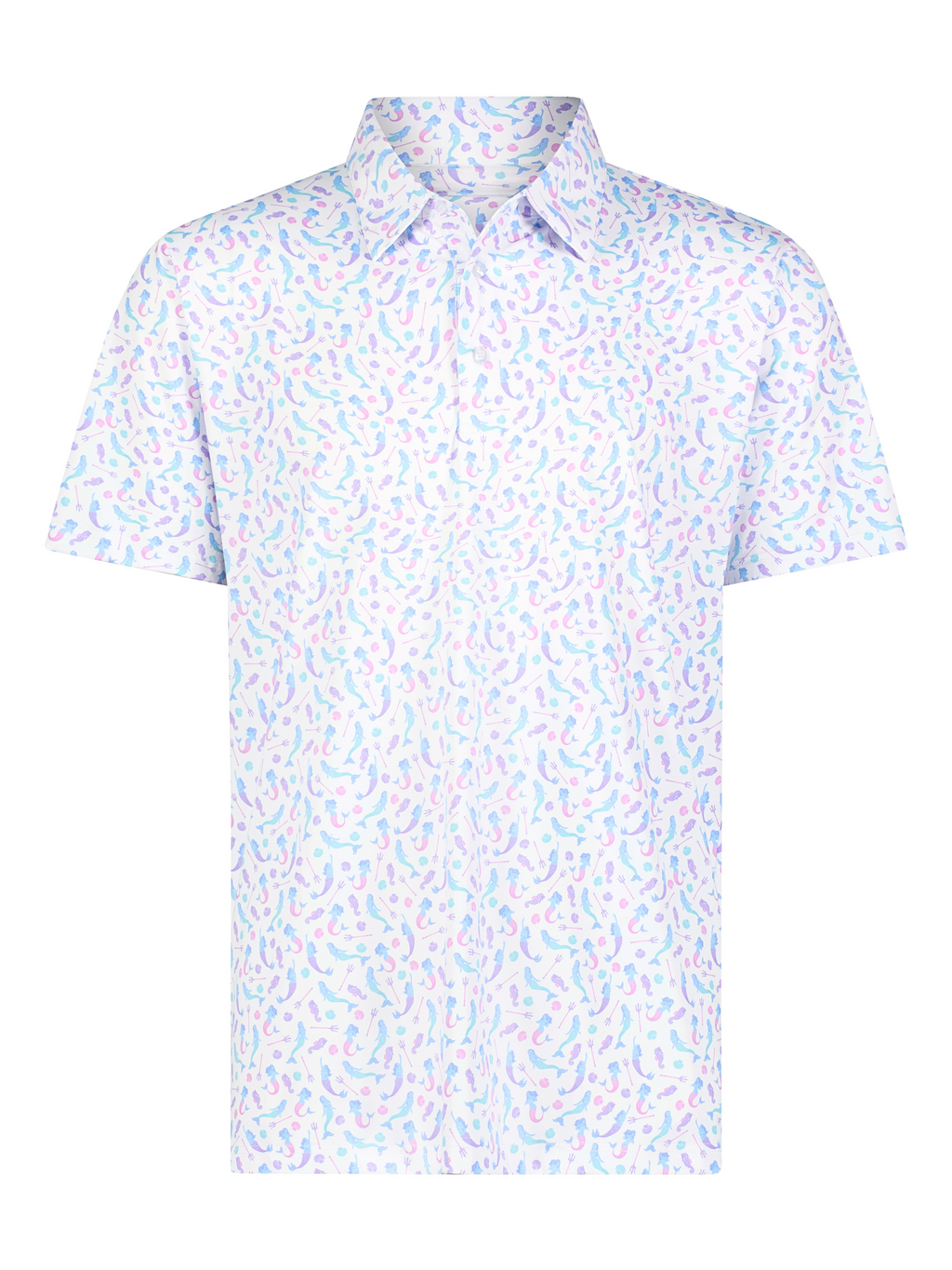 Mermaid Polo - Fun Print Performance Polo