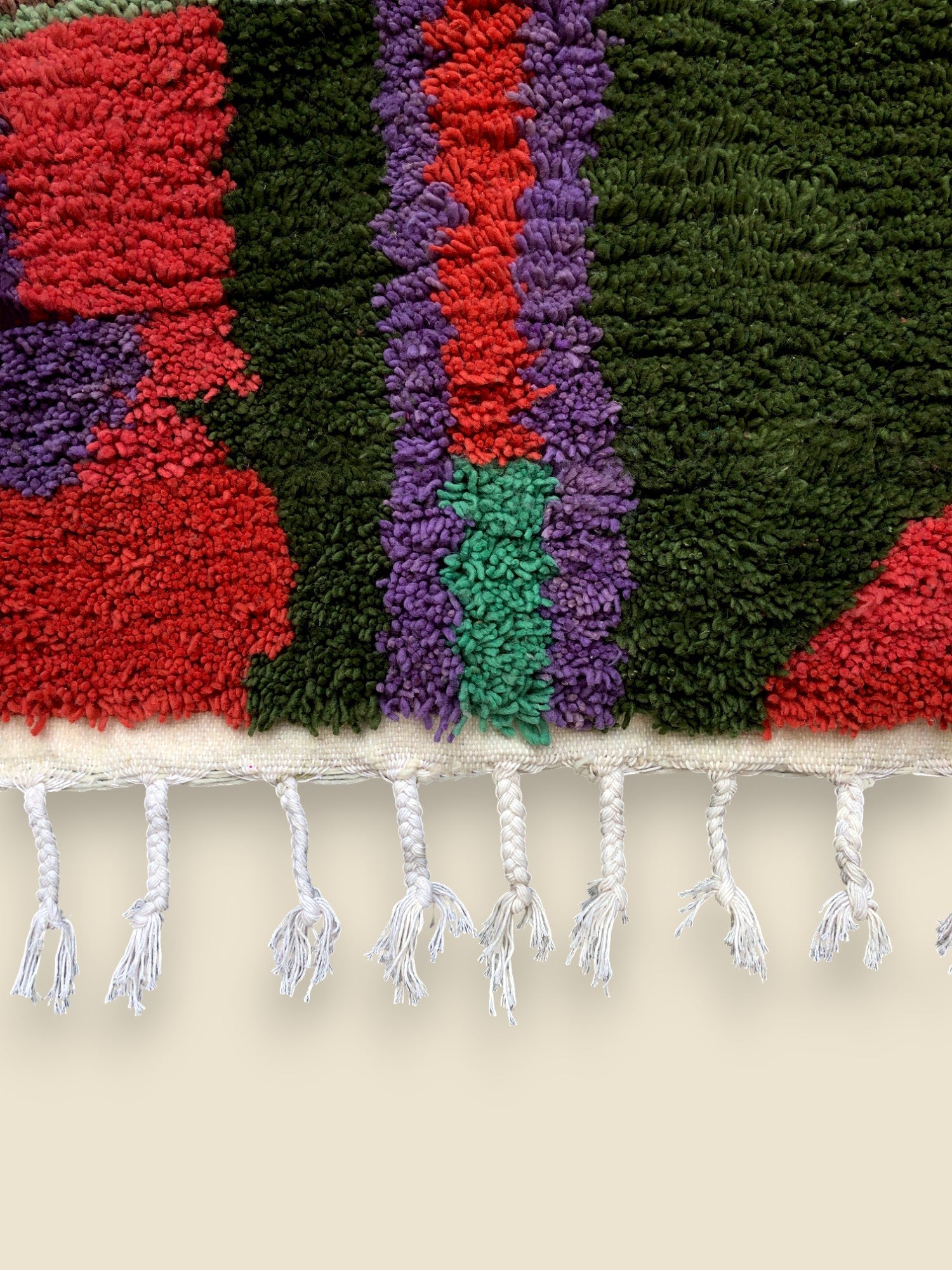 Nadia Handwoven Moroccan Rug - Colorful Wool