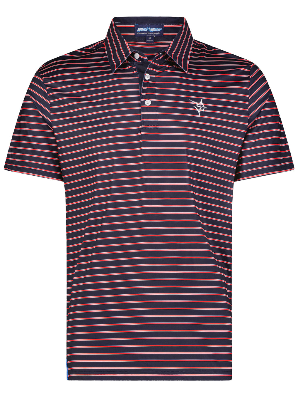 Striper Polo - Striped Performance Polo