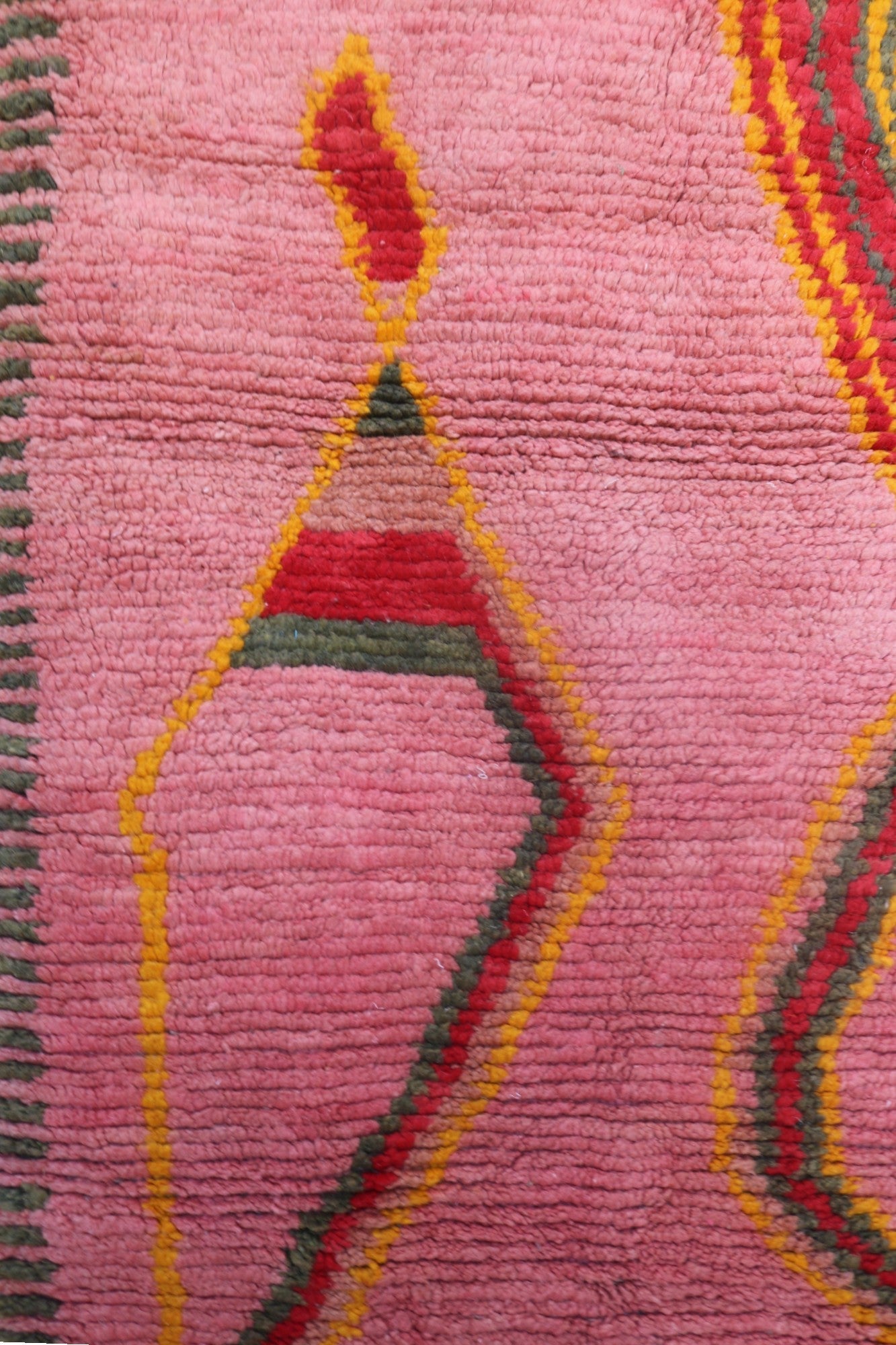 Limra Berber Rug - Pink Moroccan Wool Rug