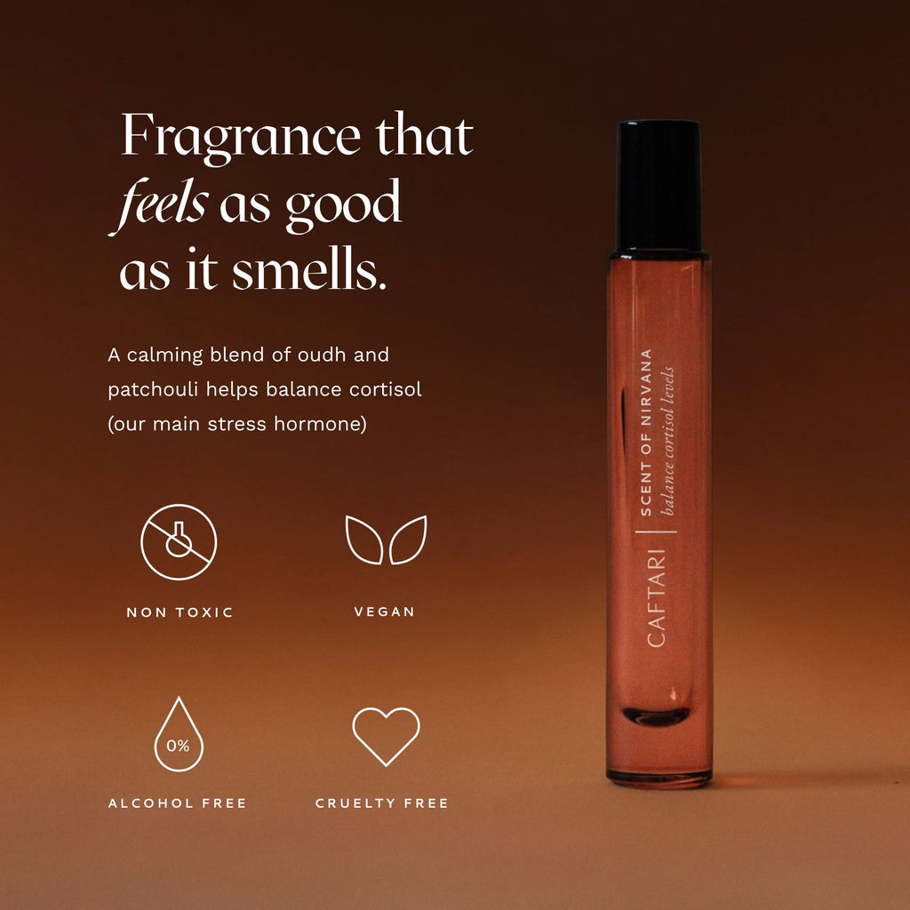 Scent of Nirvana Rollerball | Oudh & Patchouli Aromatherapy Oil - We The Collective