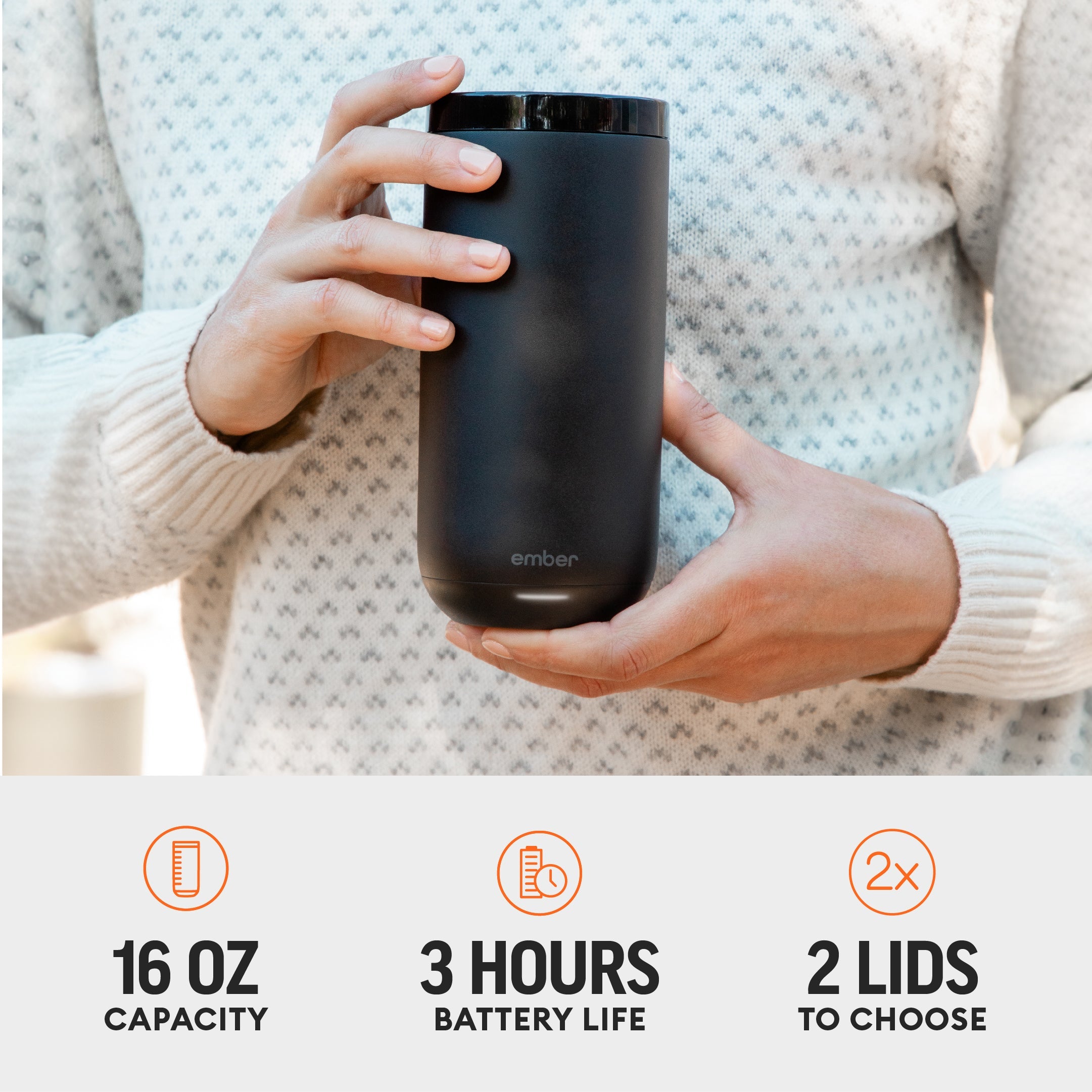 Ember Tumbler - 16oz Temperature Control Smart Tumbler