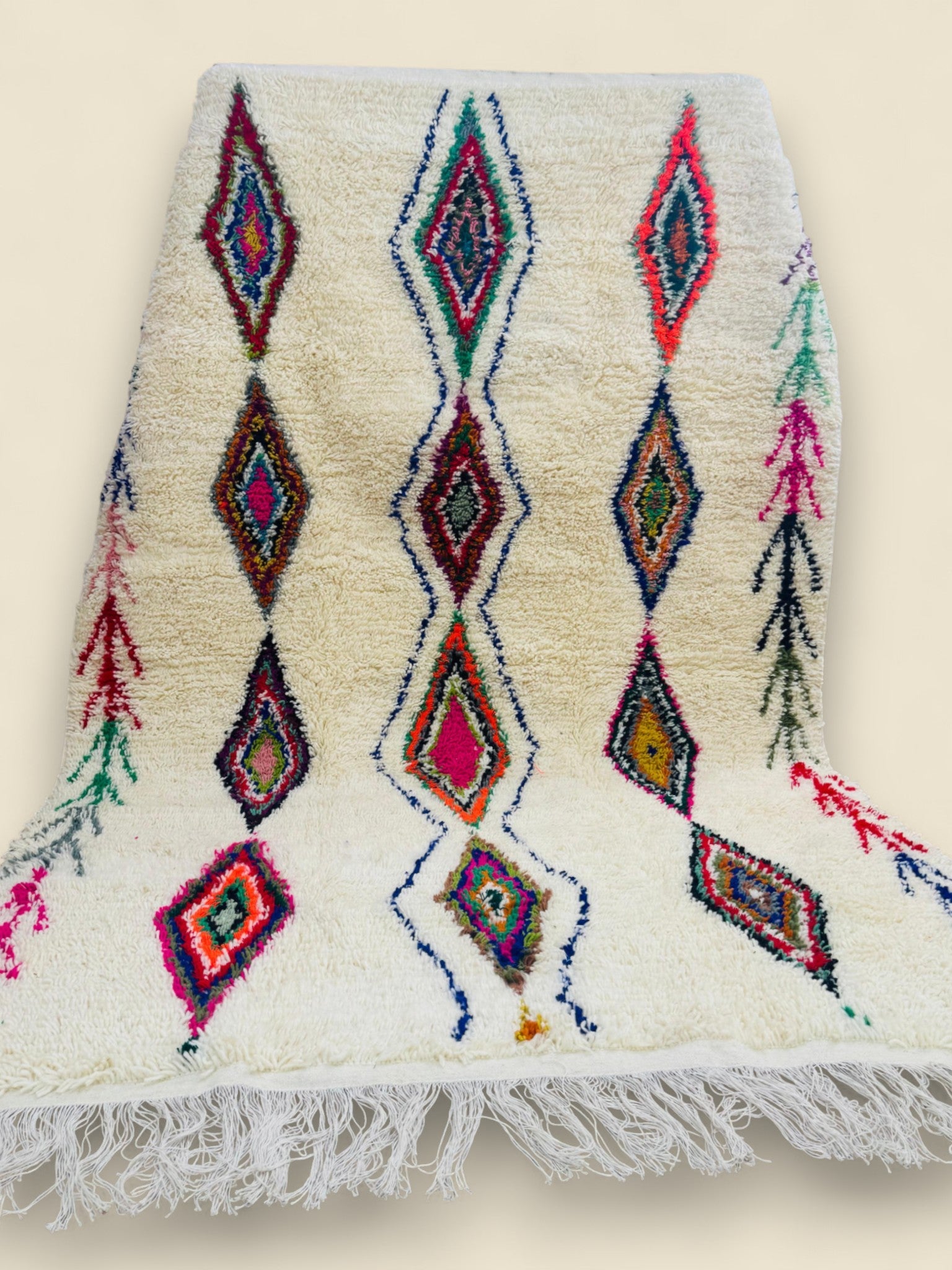 Handmade Tura Berber Rug – Bohemian Berber Style